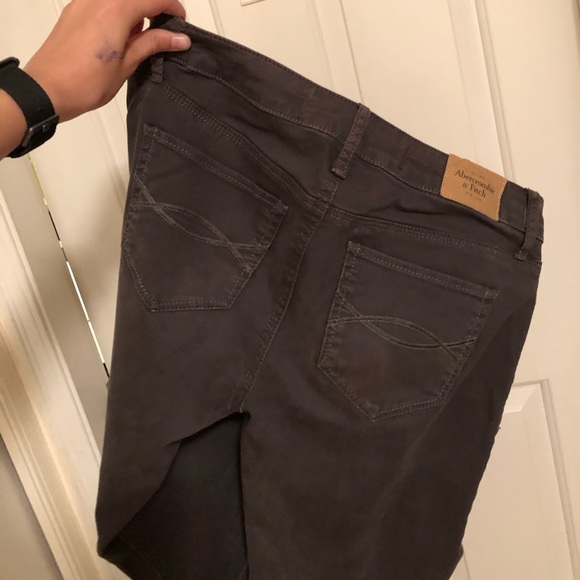 Charcoal Abercrombie & Fitch skinny jeans - Picture 2 of 2